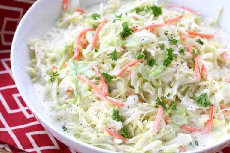  A colorful and creamy cabbage salad to brighten up your day!