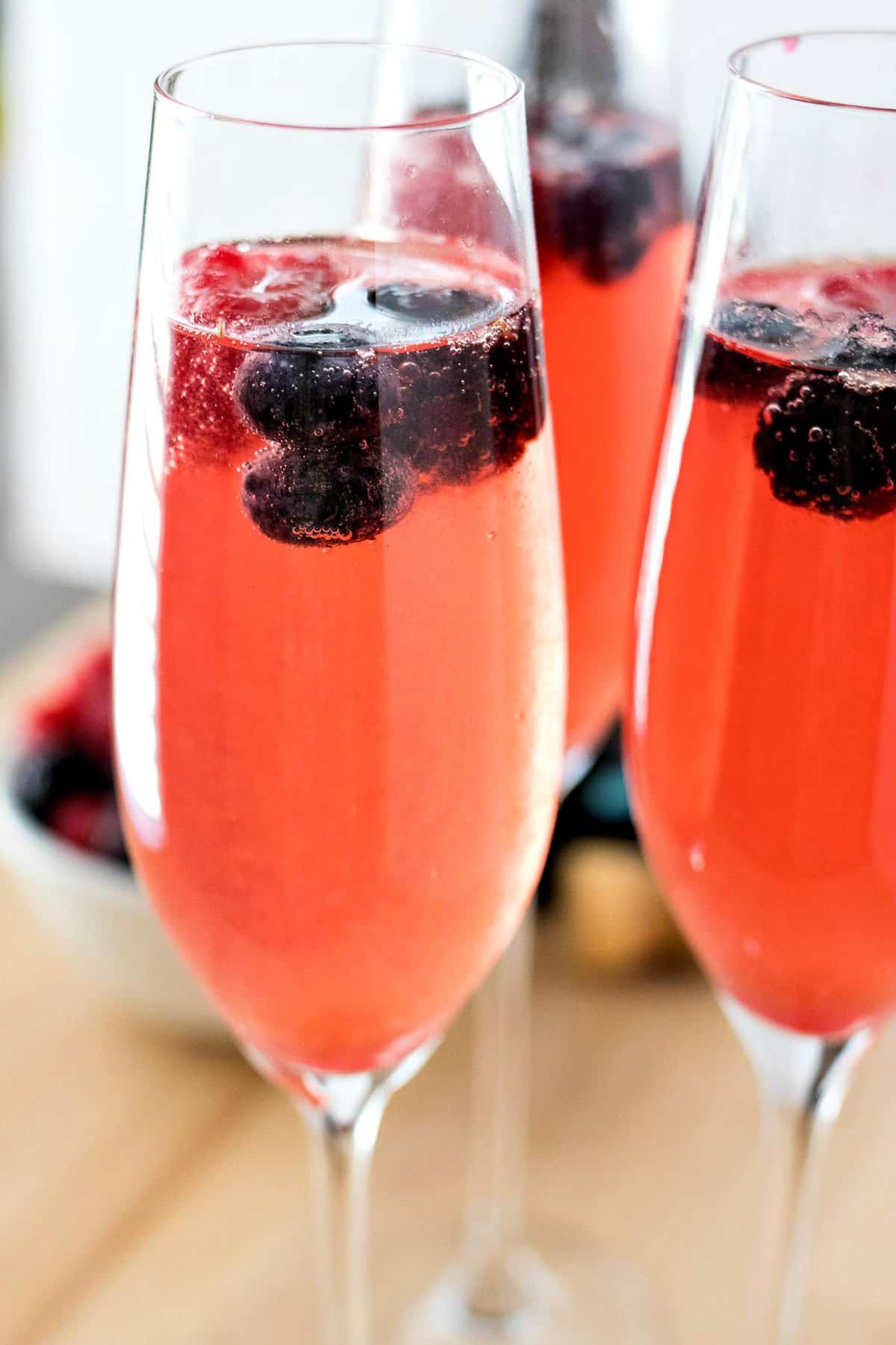  A perfect brunch companion: Triple Berry Mimosa