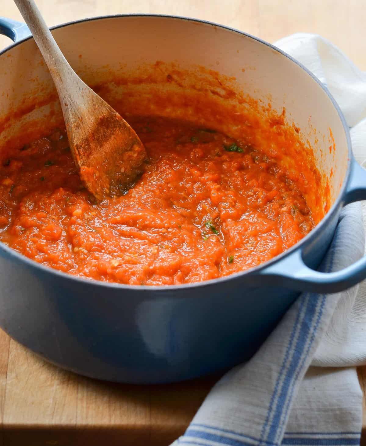  A spoonful of this sauce will transport you straight to Italy.