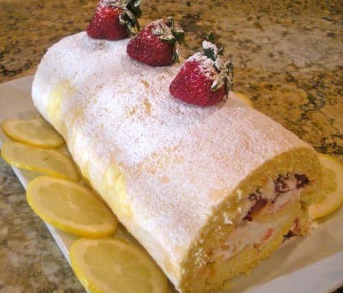  A sweet and tangy filling wrapped in soft, fluffy cake- my jelly roll is simply irresistible.
