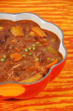  A warm bowl of Barbara's beef stew is the ultimate comfort food.