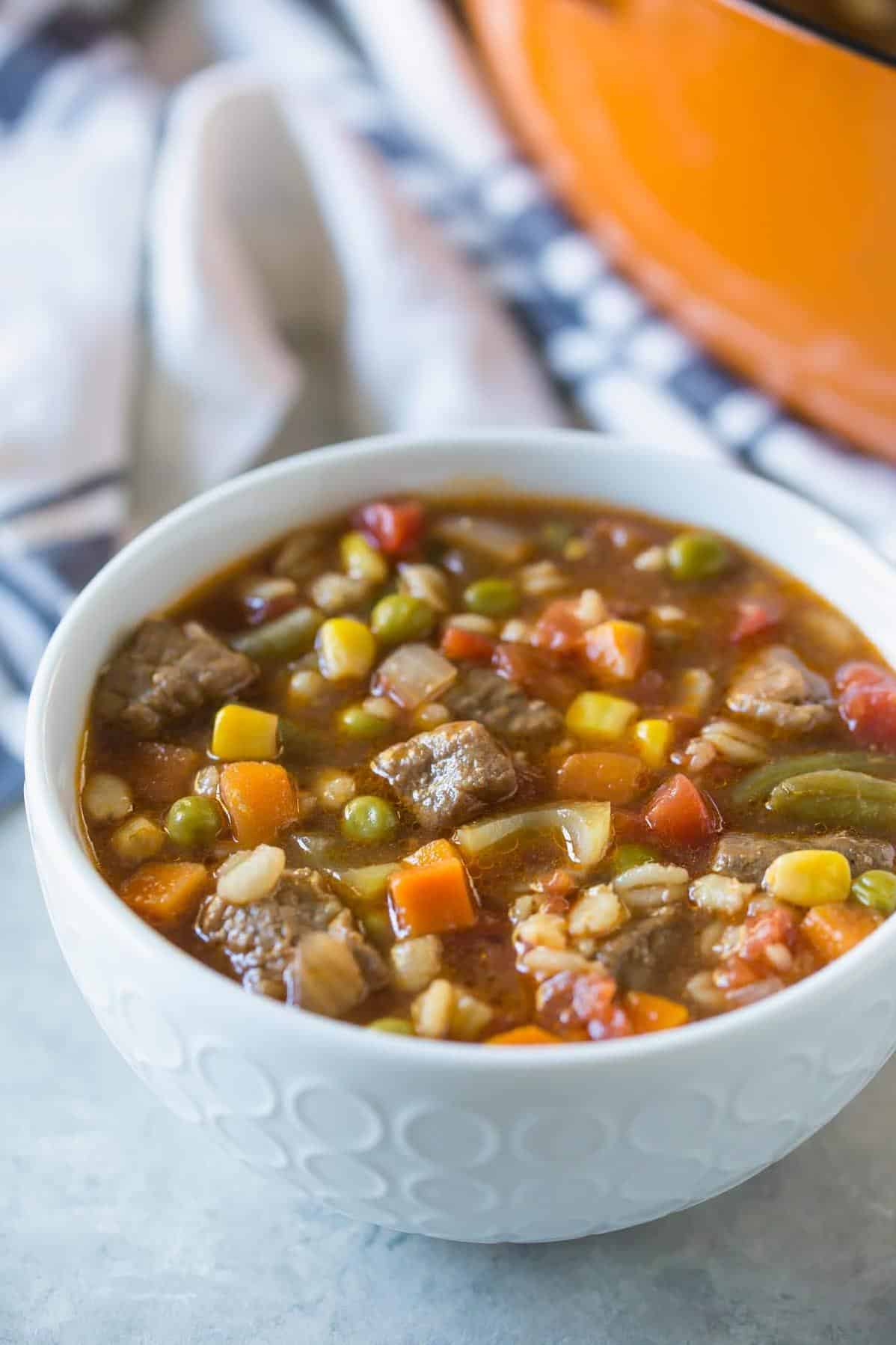 Beef Vegetable and Barley Soup Starter Mix Recipe