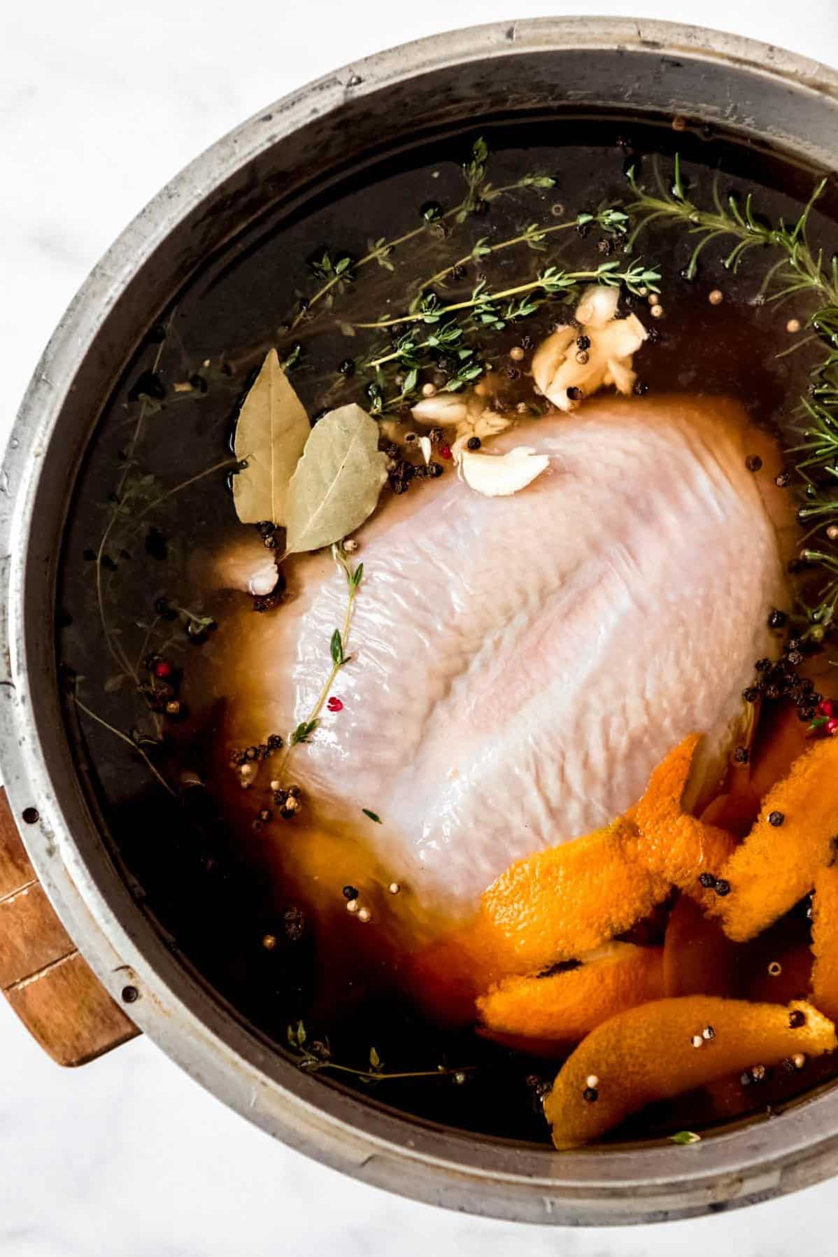  Brine your turkey to perfection with this easy recipe.