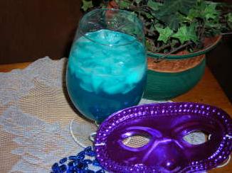  Bring the flavor of summer to any gathering with this berry blue punch.