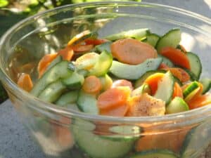 Chef Michael Smith Cucumber and Carrot Salad