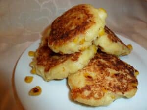 Corn and Cheese Griddle Cakes (Arepas)