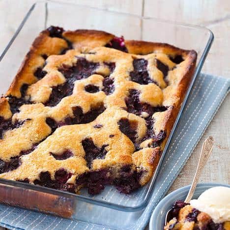 Don't Mess With Texas-Style Blueberry Cobbler