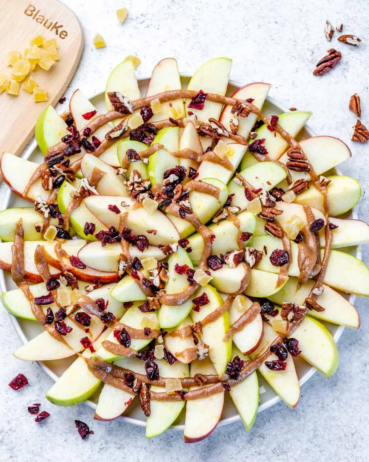  Fall flavors in a bottle: Apple drizzle.