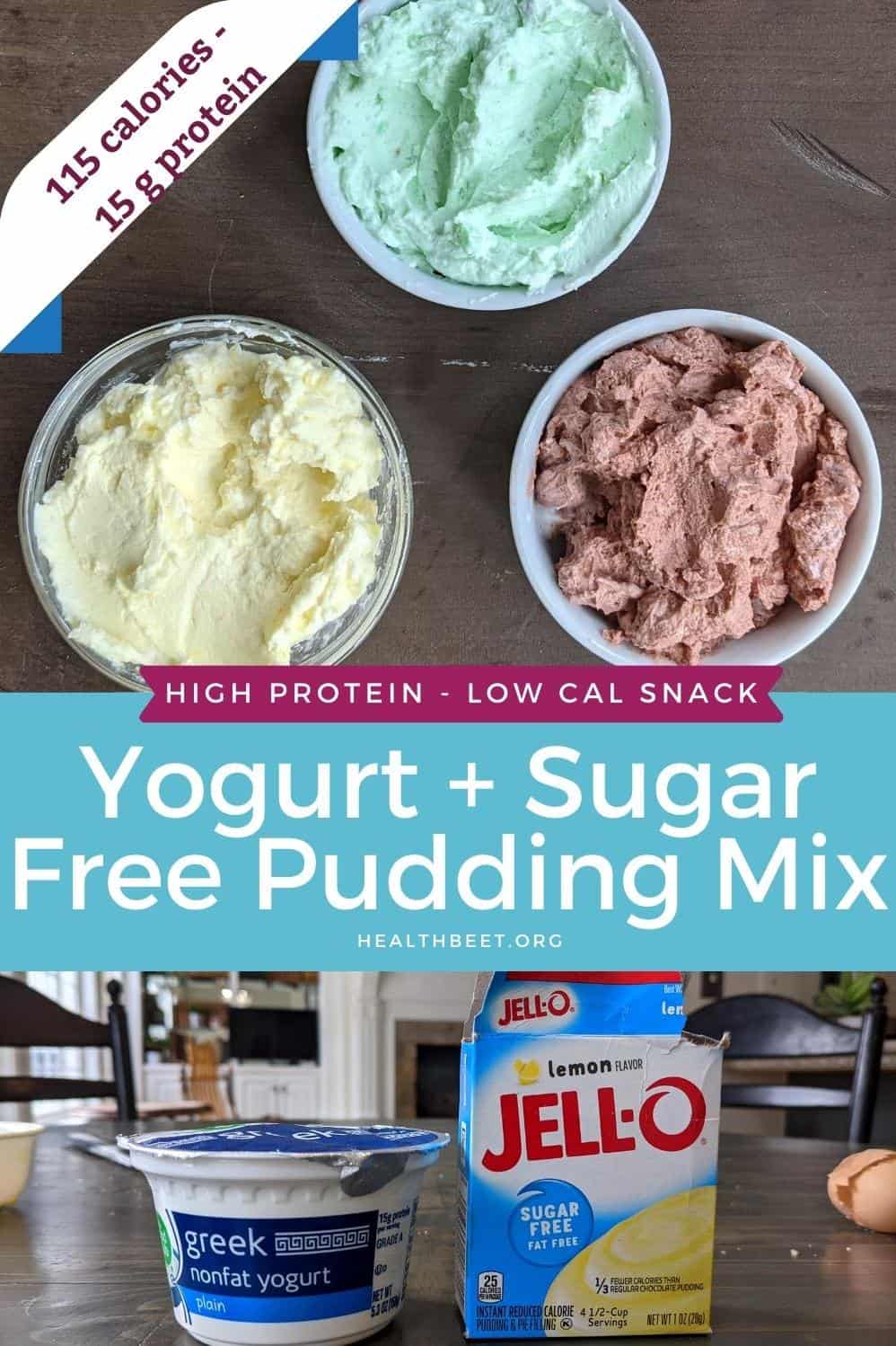 Ff & Sf Pudding (Made With Yogurt)