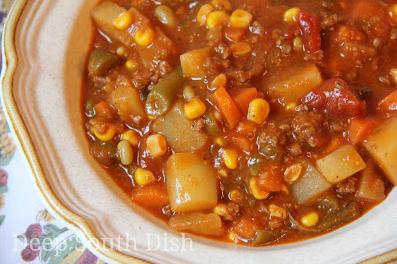Girl Scout Ground Beef Stew
