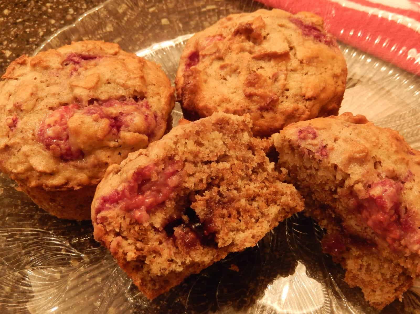 Golden Bran and Raspberry Muffins Recipe