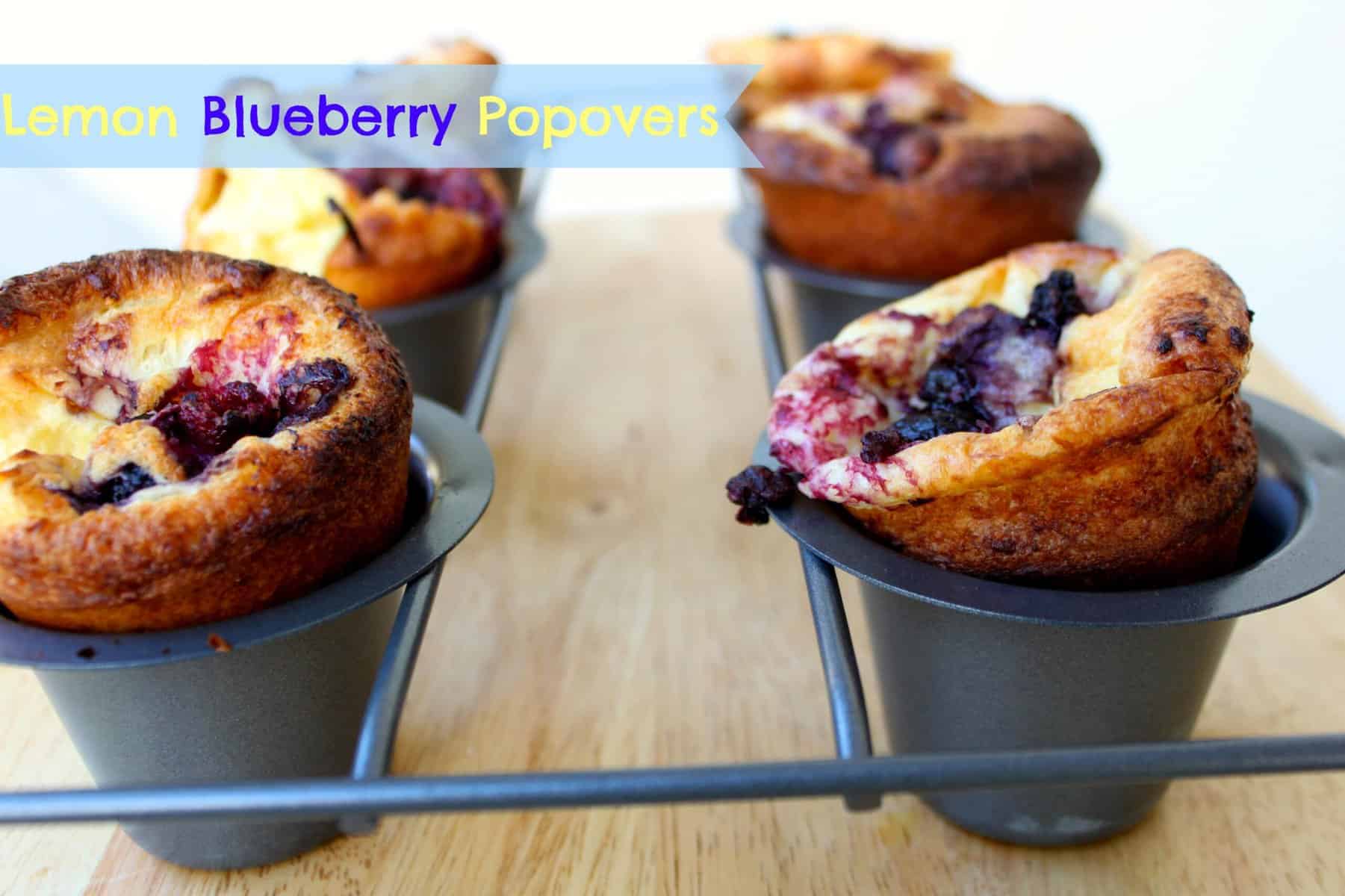  Golden brown and bursting with juicy blueberries.