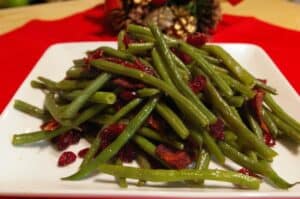 Holiday Beans With Cranberries