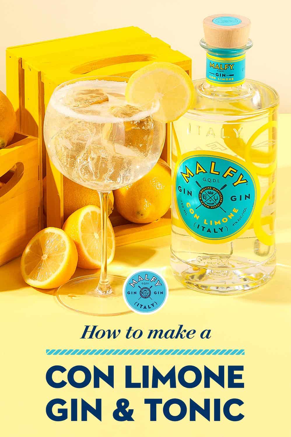  Let the fresh flavors of lemon and gin take you to Italy.