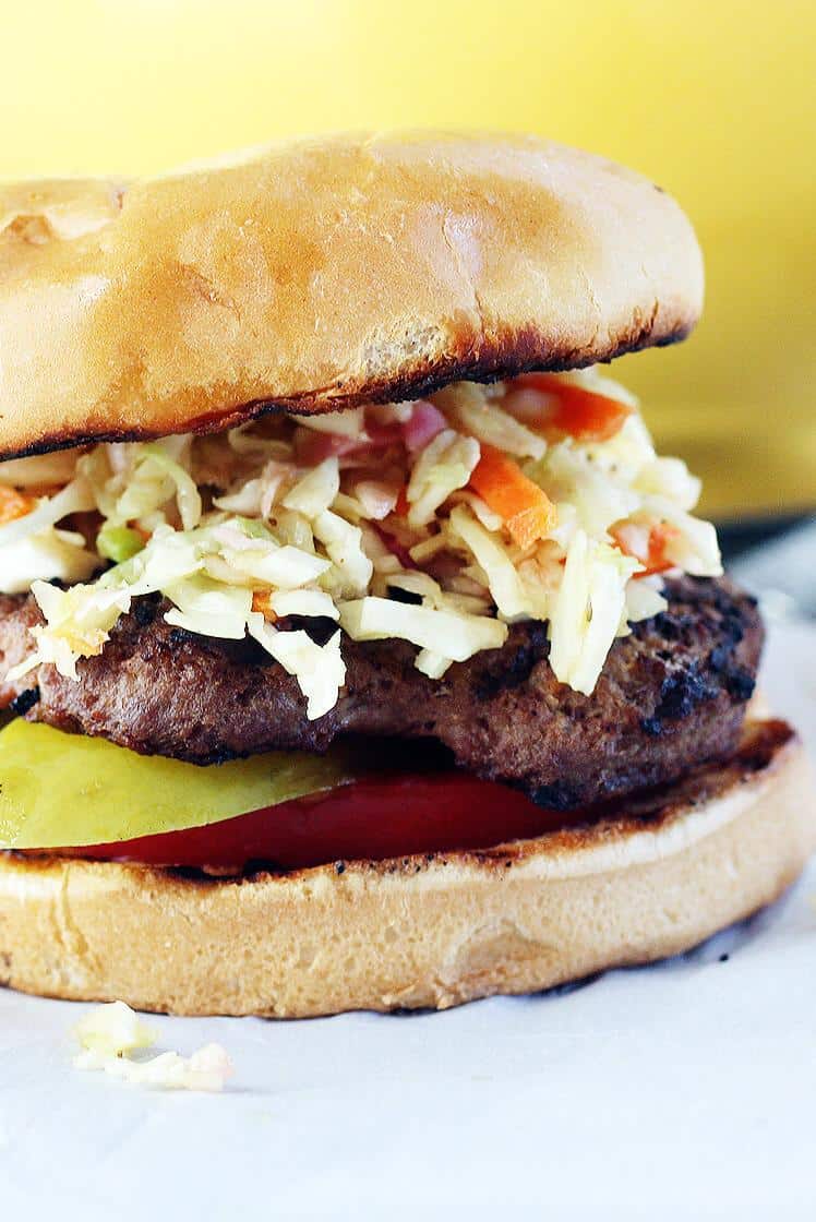  One bite of this burger and you'll be transported to burger heaven.