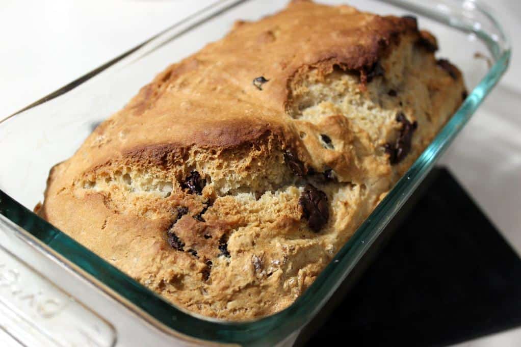  Our Stout Chocolate-Cherry Bread is moist, flavorful, and loaded with chocolate chips and cherries.