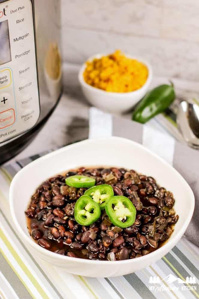  Perfectly cooked black beans, packed with nutrition and flavor.