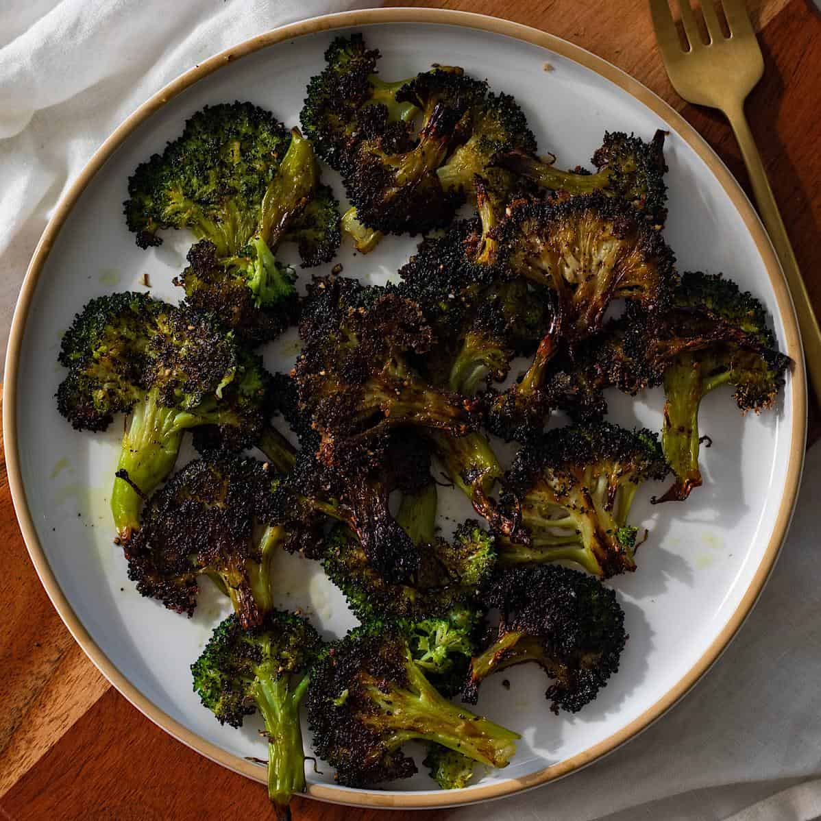  Roasted broccoli never looked so good!