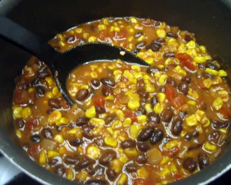 Roasted Corn and Black Bean Chili Recipe