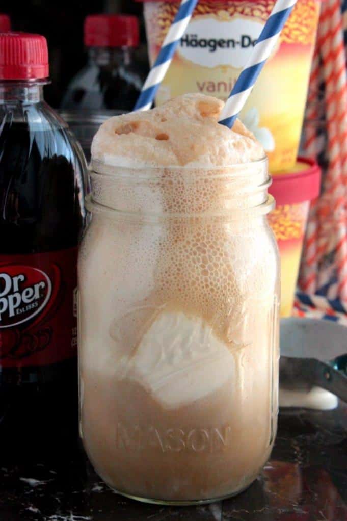  Satisfy your sweet tooth cravings with this Dr. Pepper Float!