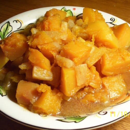Slow Cooked Squash and Pineapple