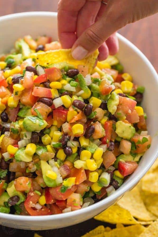  Spice up your chips and dip game with Texas Trash Salsa.