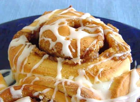  Sweet, fluffy, and infused with a hint of rum, these buns are a delicious way to start your day.