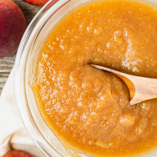  The addition of cinnamon and nutmeg give this applesauce