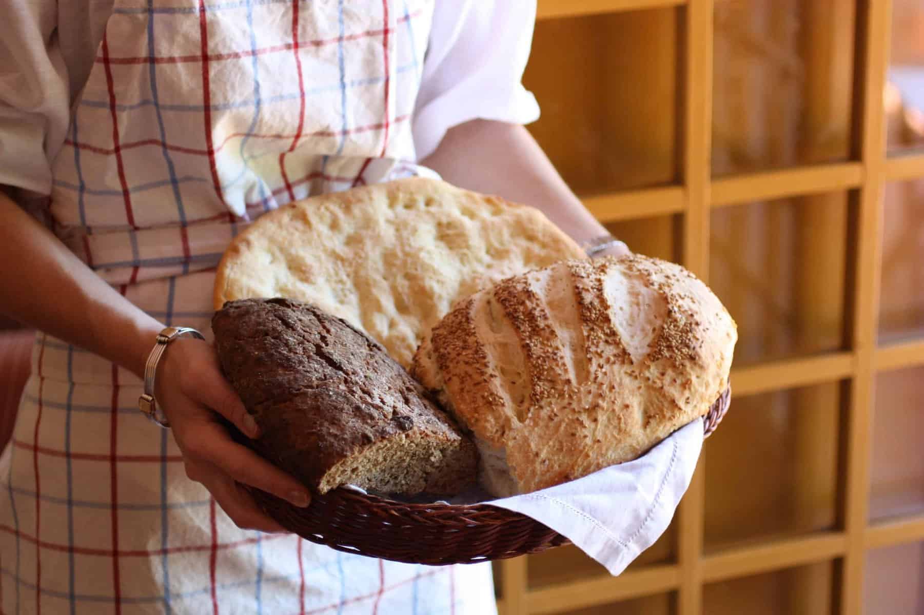  The airy texture of the bread pairs perfectly with a hearty bowl of soup.