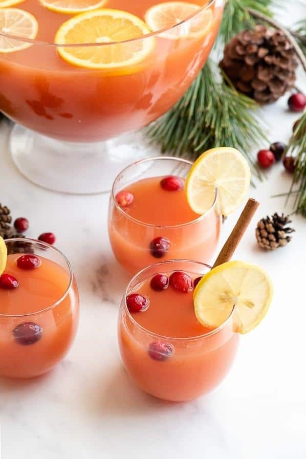  The bright orange slices and cinnamon sticks make this wassail as beautiful as it is tasty