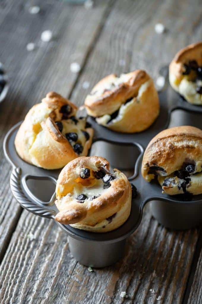  The perfect breakfast treat for blueberry lovers.
