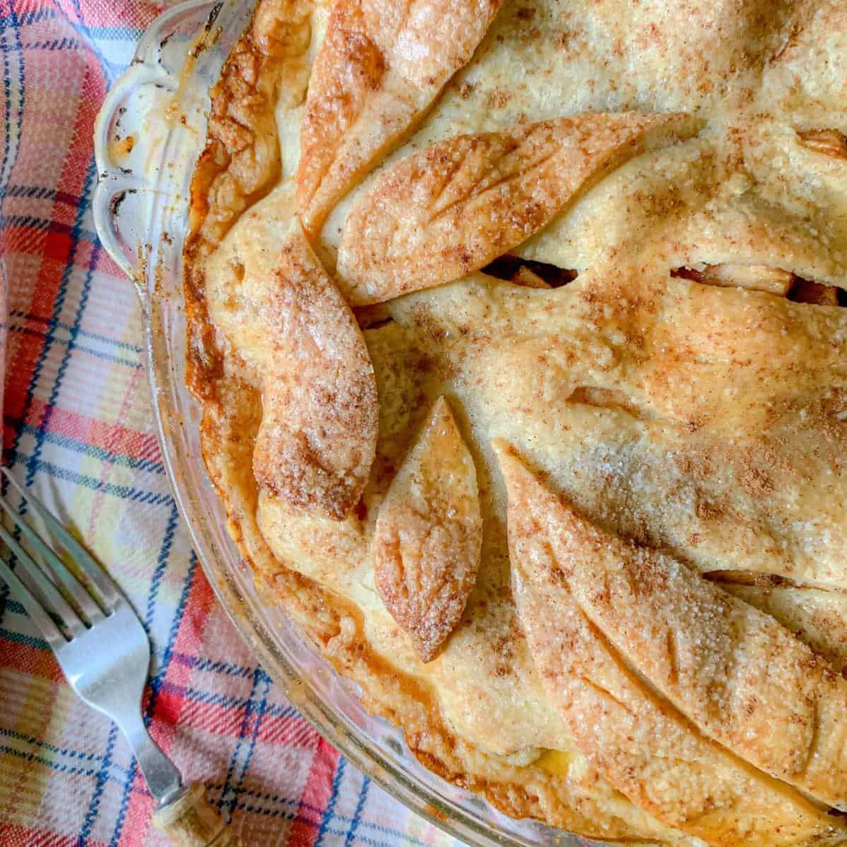  The perfect combination of flaky crust and sweet apples