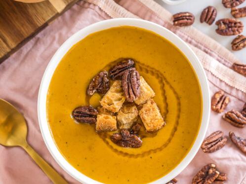  The perfect fall soup to warm you up on a chilly day.