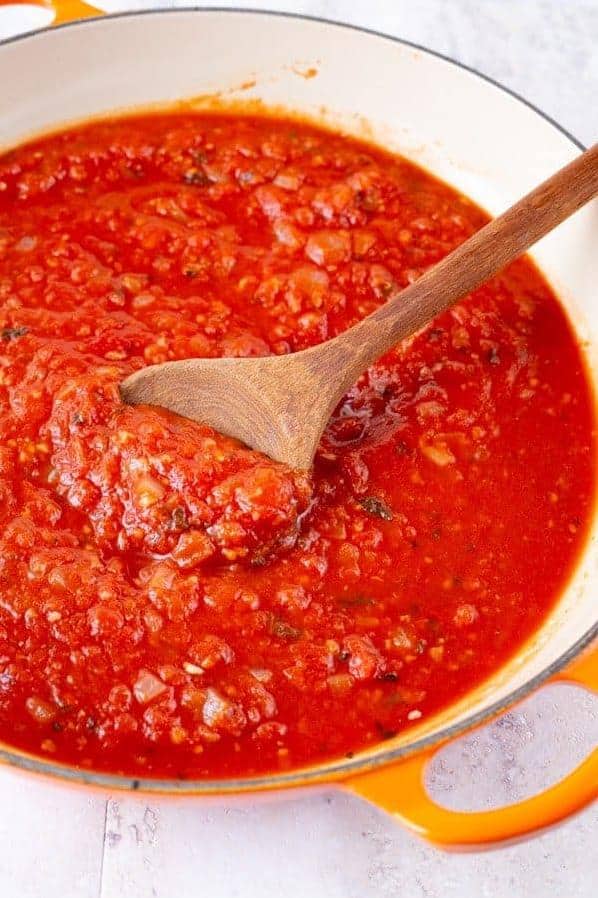  The vibrant red color of this sauce will make your dishes pop!