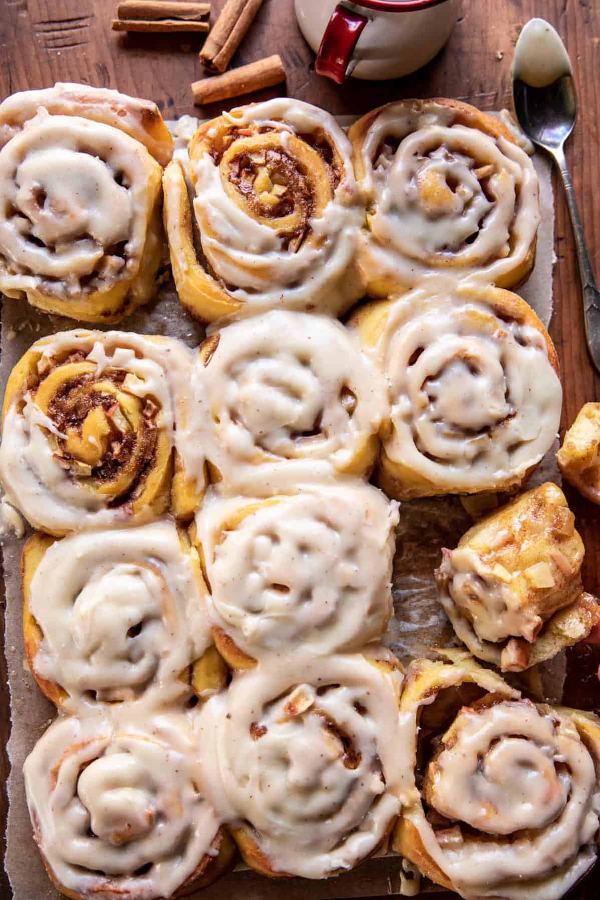  These Apple Harvest Cinnamon Rolls are the ultimate fall treat!
