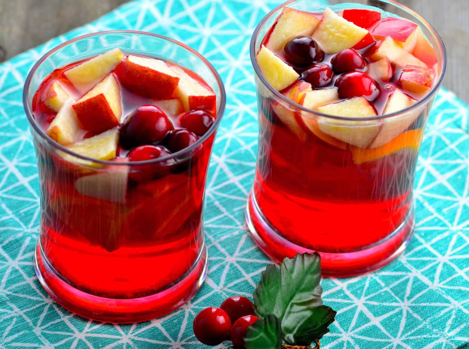  This bright and beautiful drink is perfect for any holiday gathering.
