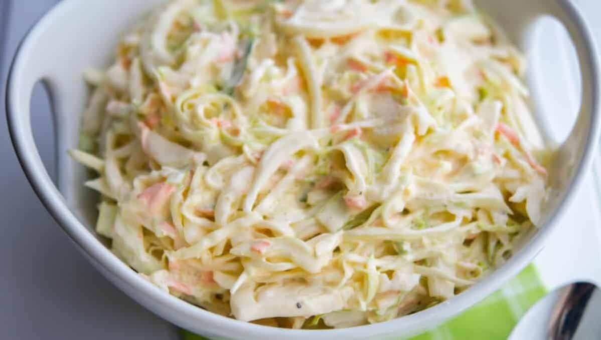  This coleslaw is a great way to get your daily serving of veggies.