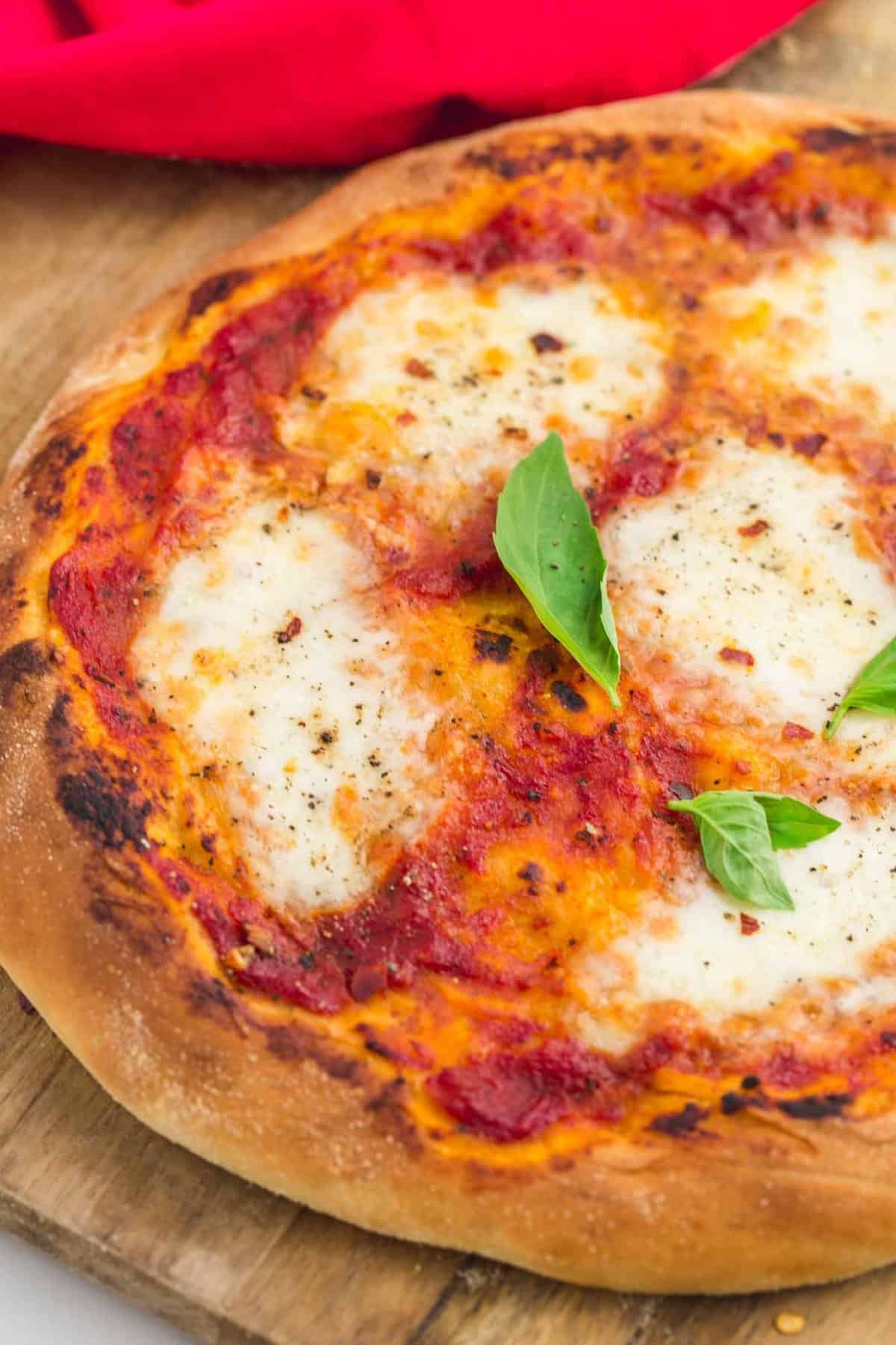  This dough is perfect for any pizza topping you desire.