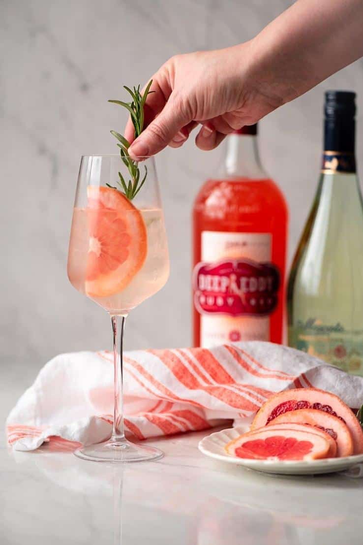  This drink is a delicious twist on a classic spritzer.