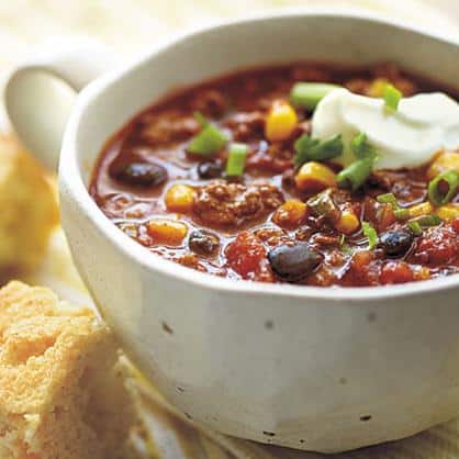  This Roasted Corn and Black Bean Chili recipe is easy to make and packed with flavor.