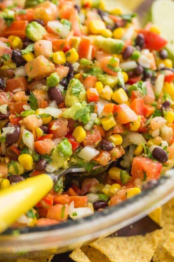  This salsa is so good, you'll want to eat it by the spoonful.