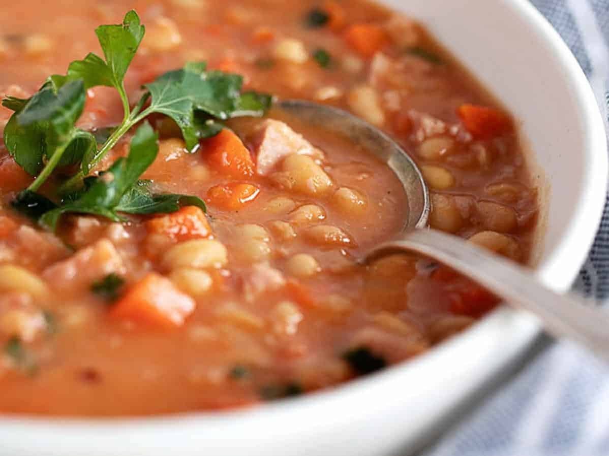  This soup is a great way to use up leftover ham from the holidays.
