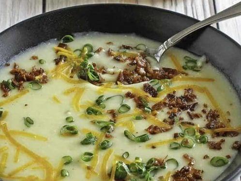  This soup is perfect for a chilly night in or as an easy appetizer for a dinner party.