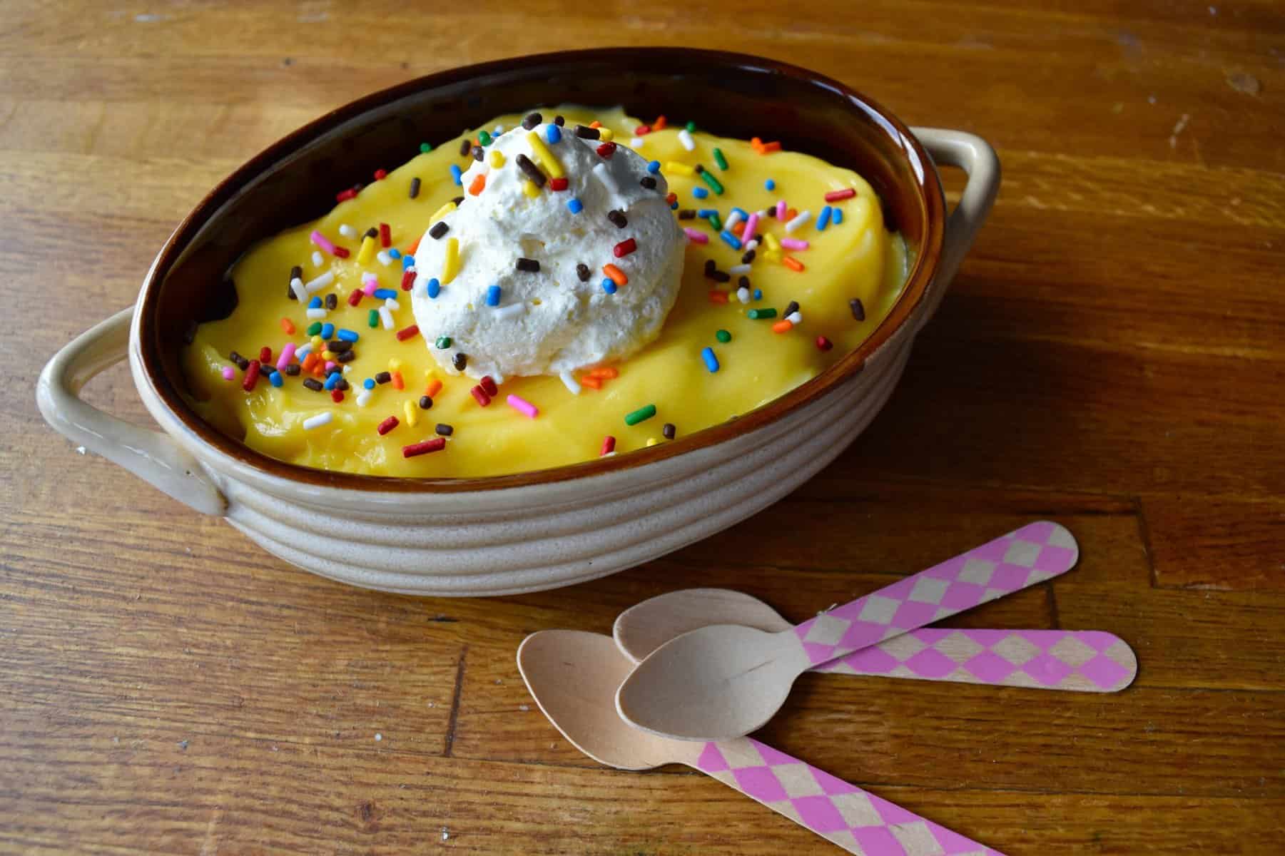  This vanilla pudding will take you on a trip down memory lane.