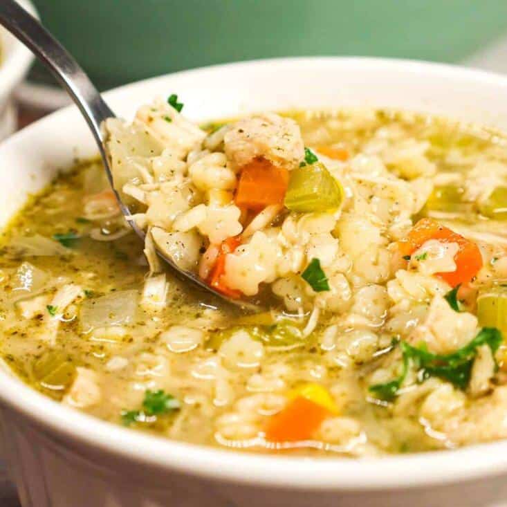  Warm up with a bowl of homemade chicken and stars soup! 🍲