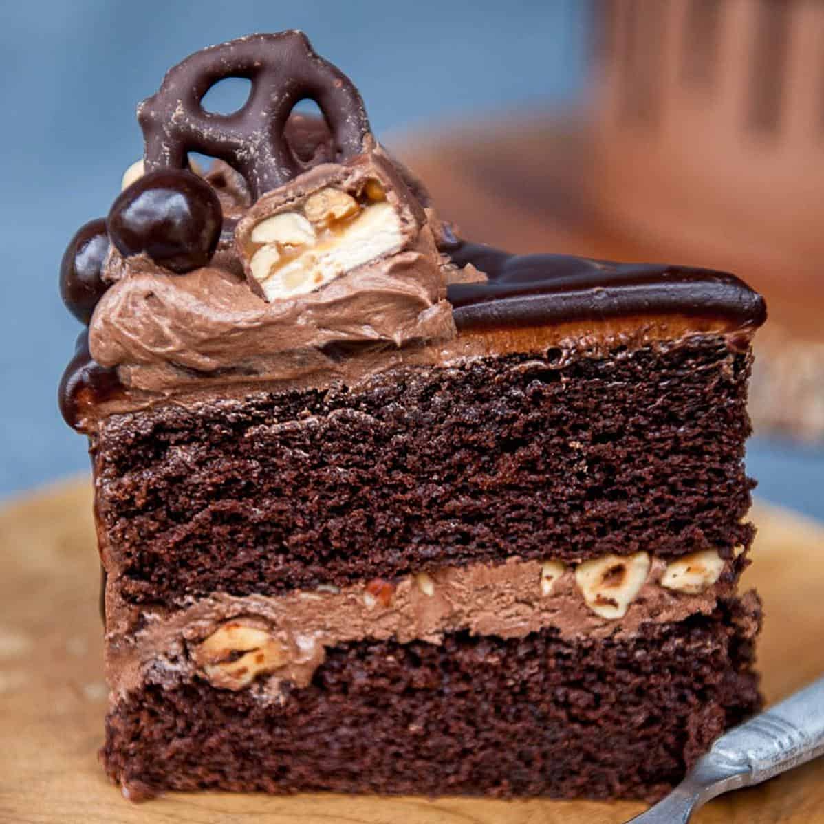  You won't be able to resist a second slice of this decadent cake.