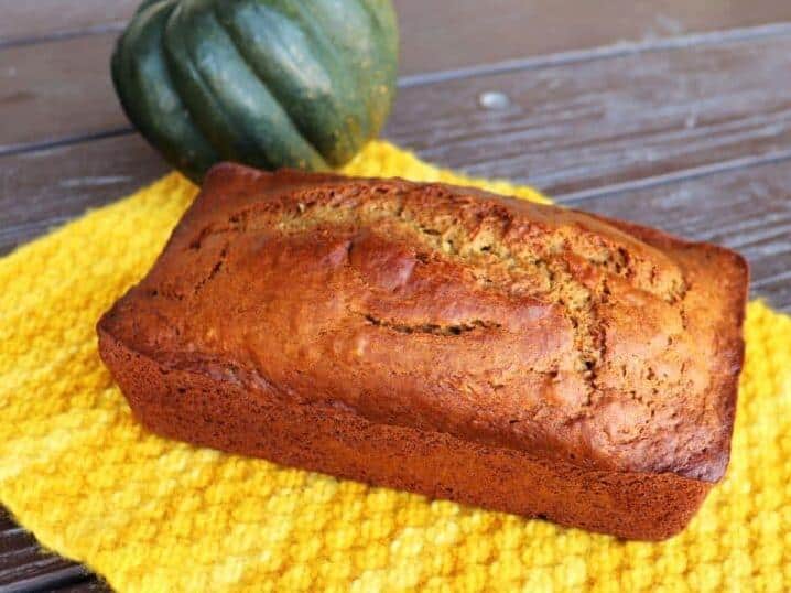  Your kitchen will smell like fall with this Acorn Squash Bread baking in the oven.